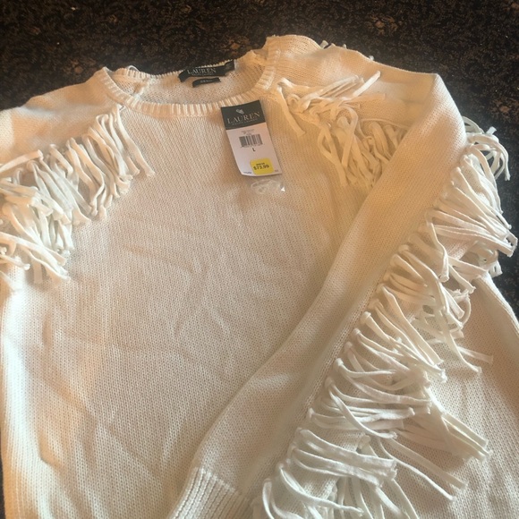 Ralph Lauren cream sweater ( New w Tags) - Picture 4 of 7